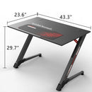 Eureka Ergonomic Gaming Table- 43 Inches, Z Shaped