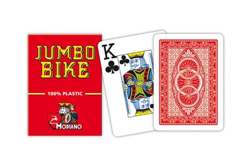 Texas Poker Jumbo Bike Blue/Red - casino-kart
