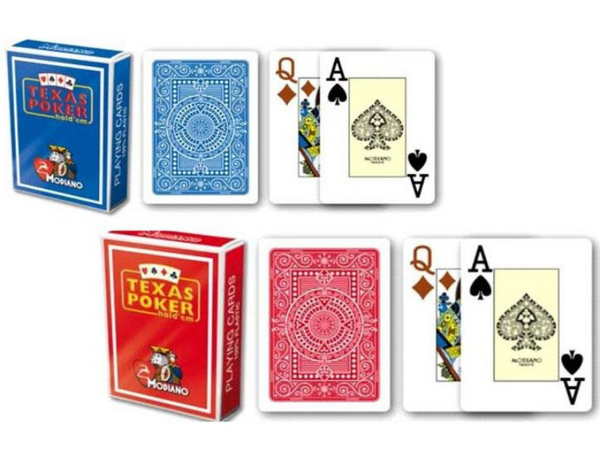 Modiano Texas Poker Pack of 4 - casino-kart