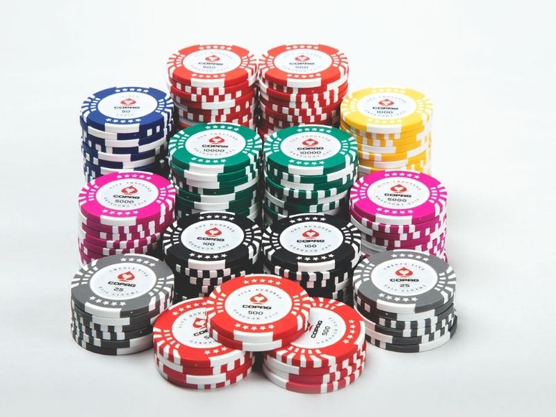 Copag Poker Chipset- Clay Material, 500 Pieces