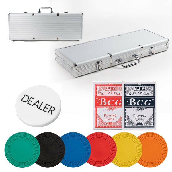 Versace Poker Chipset w/o Denomination - VS, 300/500 Pcs, Plastic, 40mm, 5g