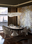 Italian Serene Poker Table- Oval Shape, Luxury