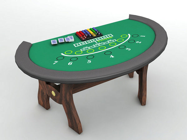 Basic Baccarat Table- Sturdy, Wooden