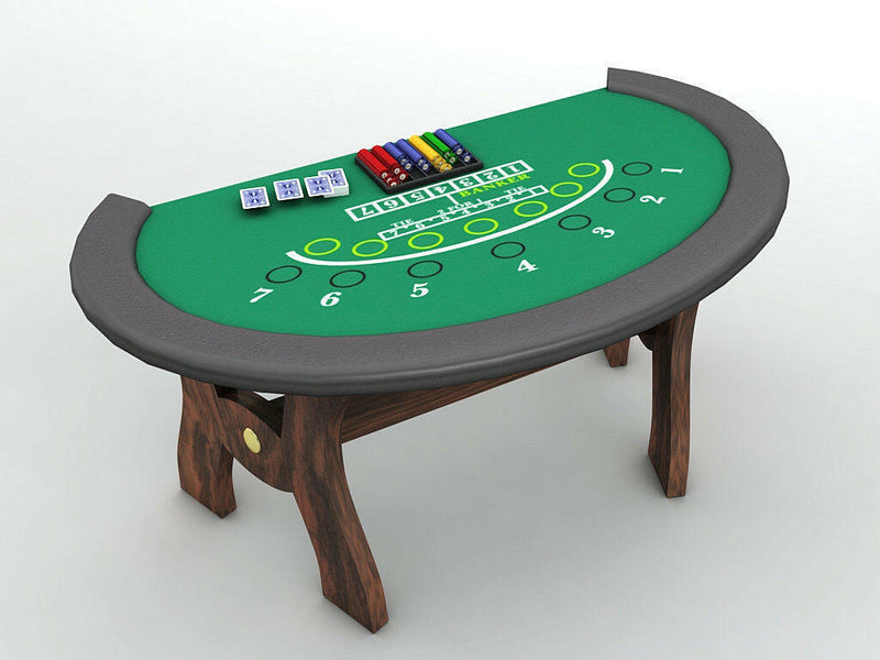 Basic Baccarat Table- Sturdy, Wooden