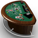 Leo Printed Blackjack Table - Casino Quality, Wooden